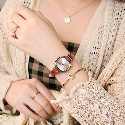Swiss New Ultra-thin Square Fashion Casual Ladies Quartz Watch