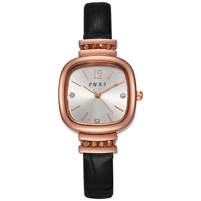 Swiss New Ultra-thin Square Fashion Casual Ladies Quartz Watch
