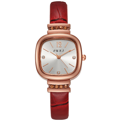 Swiss New Ultra-thin Square Fashion Casual Ladies Quartz Watch