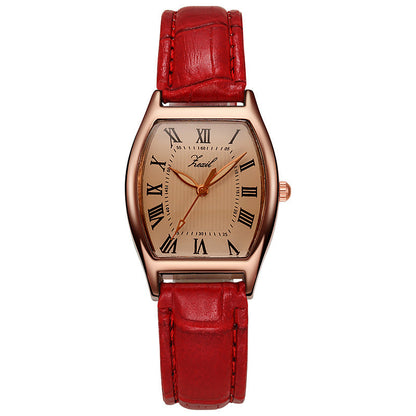 Women's Retro Barrel-Shaped Watch
