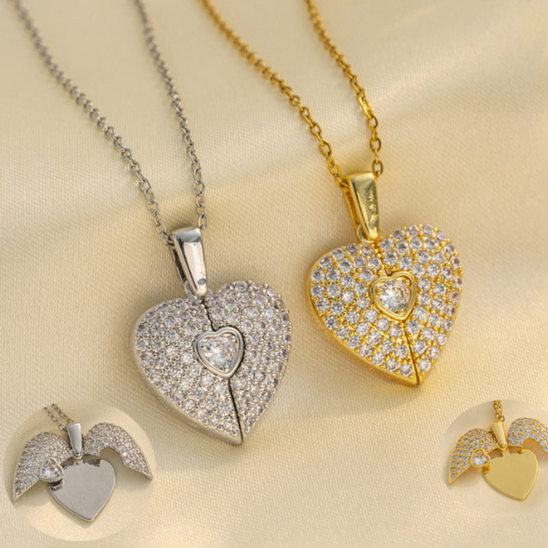 Delicate Heart Pendant Necklace for Women