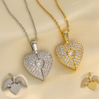 Delicate Heart Pendant Necklace for Women