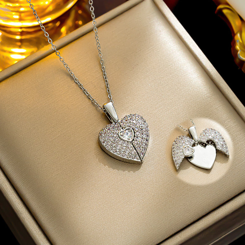 Delicate Heart Pendant Necklace for Women