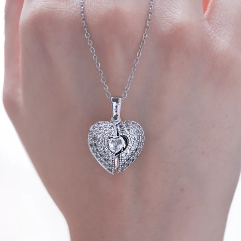 Delicate Heart Pendant Necklace for Women