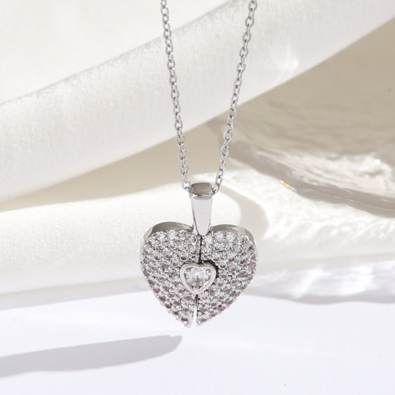 Delicate Heart Pendant Necklace for Women
