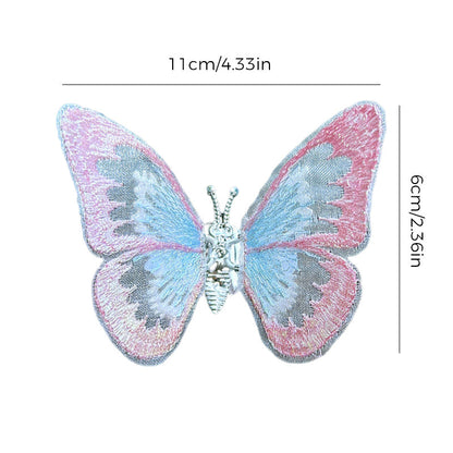 🔥2025 SALE - Embroidery Butterfly Decoration🚗🦋