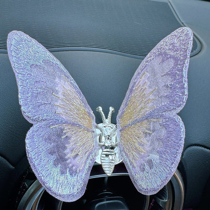 🔥2025 SALE - Embroidery Butterfly Decoration🚗🦋