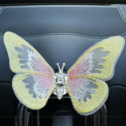 🔥2025 SALE - Embroidery Butterfly Decoration🚗🦋