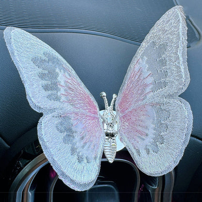 🔥2025 SALE - Embroidery Butterfly Decoration🚗🦋