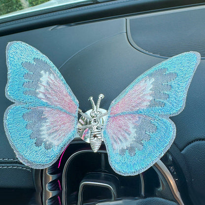🔥2025 SALE - Embroidery Butterfly Decoration🚗🦋