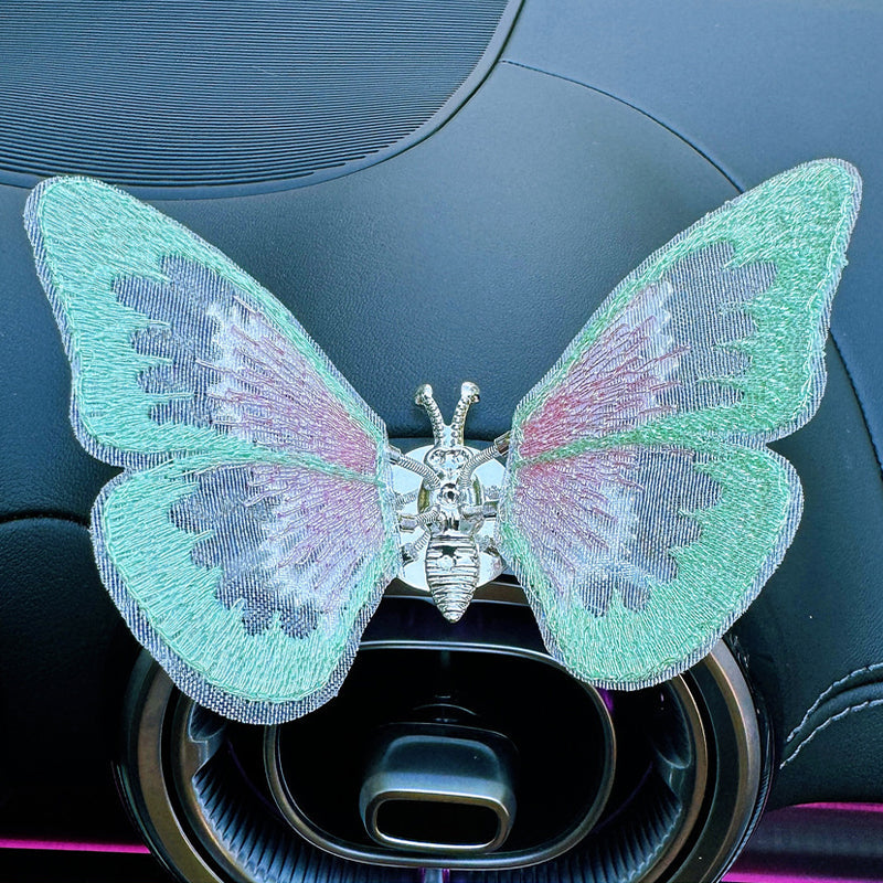 🔥2025 SALE - Embroidery Butterfly Decoration🚗🦋