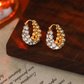 ✨French Micropavé Zirconia Earrings