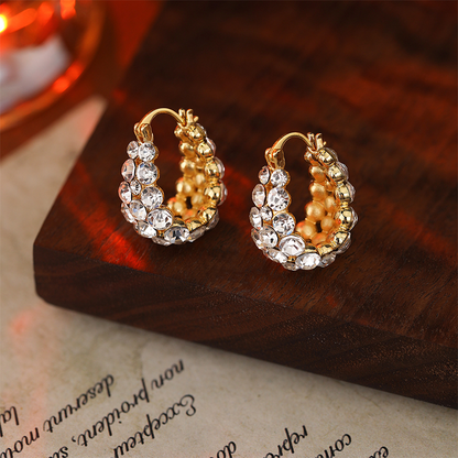 ✨French Micropavé Zirconia Earrings