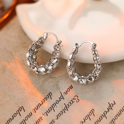 ✨French Micropavé Zirconia Earrings