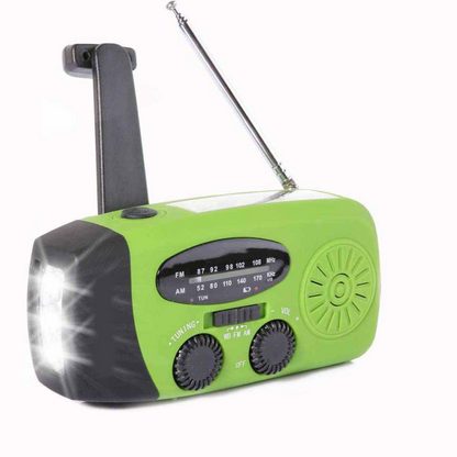 🎉 50% OFF NOW! 📻 Portable Solar & Hand Crank Emergency Radio – LED Light & NOAA ✨