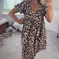 👗Women's Casual Leopard Print Mini Dress