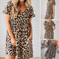 👗Women's Casual Leopard Print Mini Dress