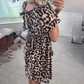👗Women's Casual Leopard Print Mini Dress