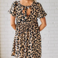 👗Women's Casual Leopard Print Mini Dress
