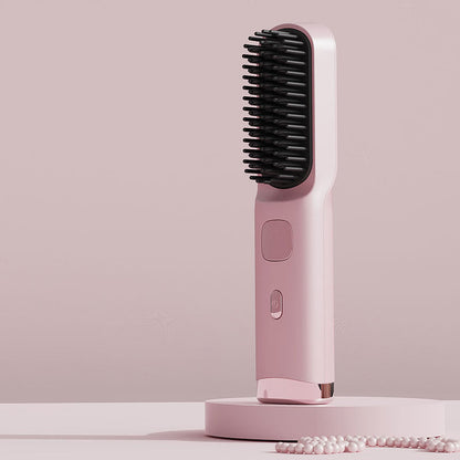 Portable Wireless Charging Hair Straightening Comb
