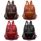 2025 New Women's Vintage PU Leather Backpack