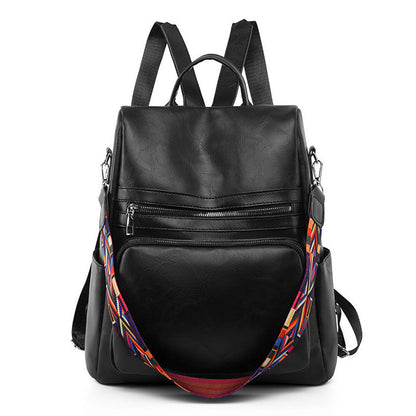 2025 New Women's Vintage PU Leather Backpack
