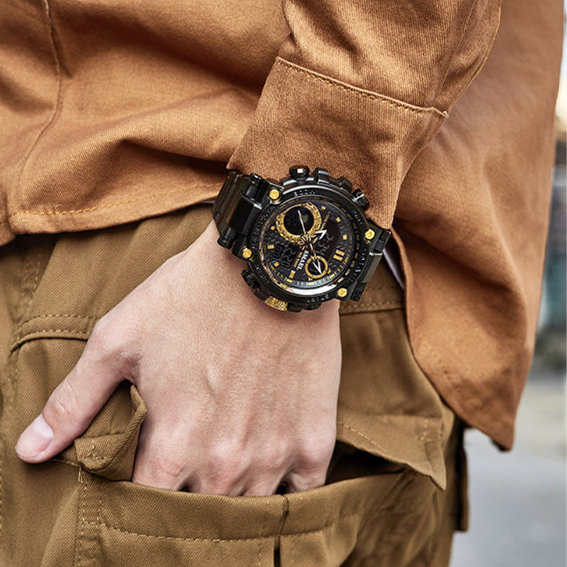 Men’s Multi-purpose Stylish Digital Quartz Watch