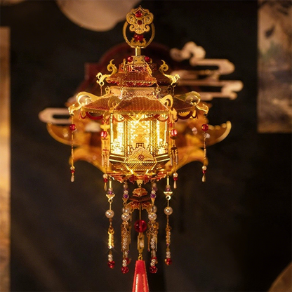 3D Puzzle Warm LED Light Lantern Fridge Magnet