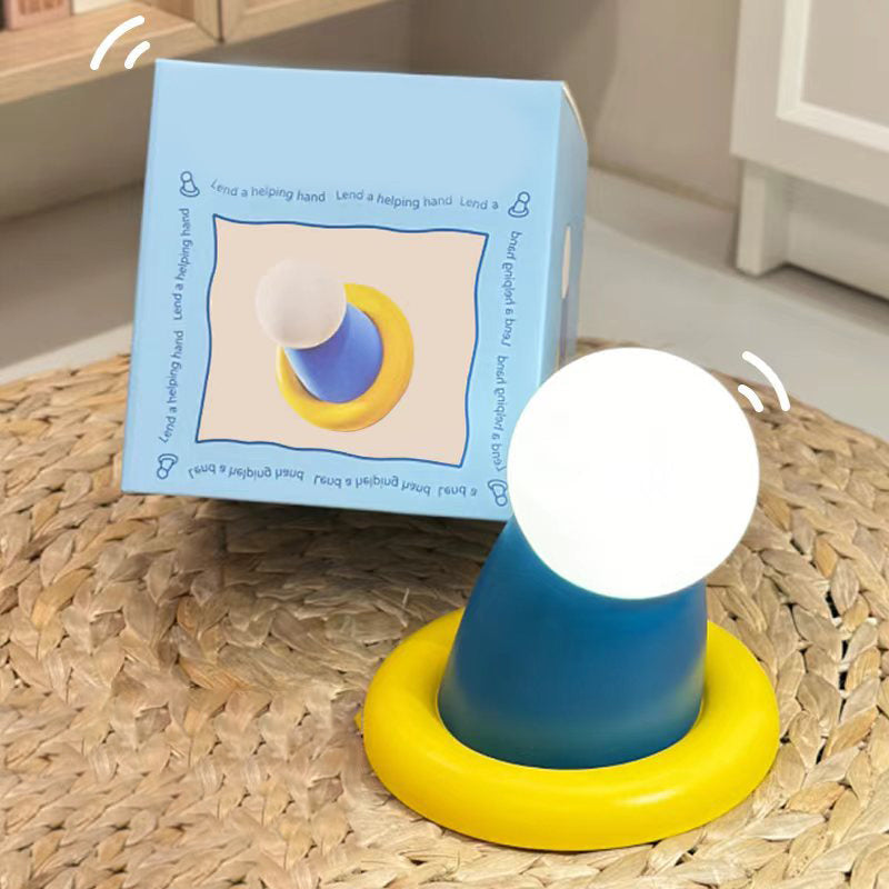 Cute round hand-shaped creative night light