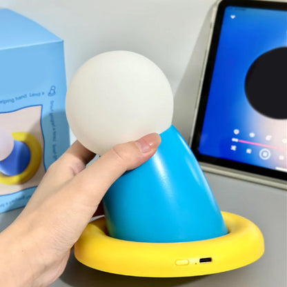 Cute round hand-shaped creative night light