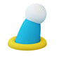 Cute round hand-shaped creative night light