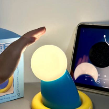 Cute round hand-shaped creative night light