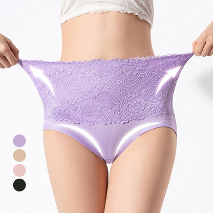 🤩Buy 2 Get 1 Free🤩-Plus Size High Waist Lace Briefs
