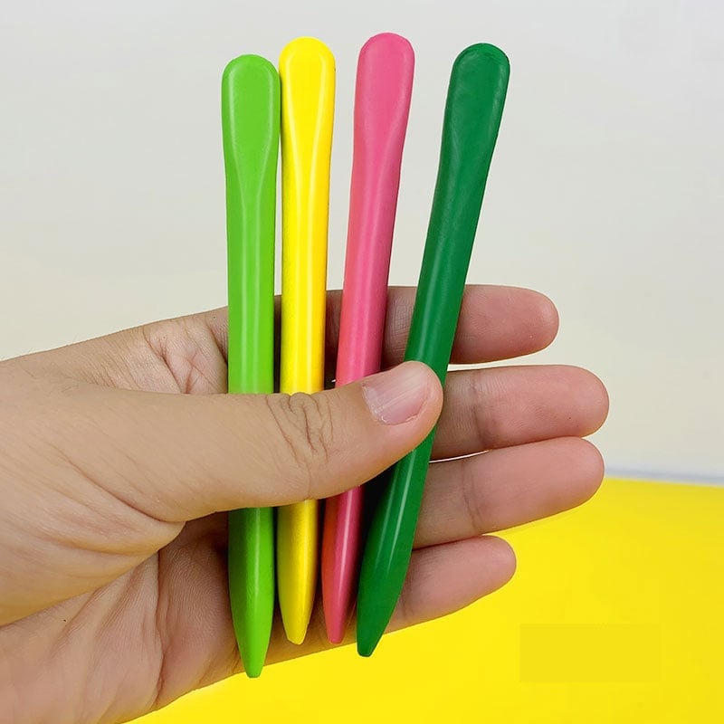 36-color triangular crayons - non-toxic, washable colored oil pastel painting set