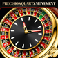 Men's large dial watch with openwork dial