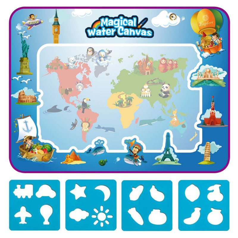 80x60cm Mess-Free Water Doodle Mat Toddler Toy