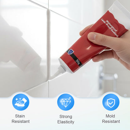 💥 BUY 2 GET 1 FREE! 🏠 Waterproof Mold-Resistant Leak-Proof Sealant - Protects Against Moisture, Mold & Leaks 💧