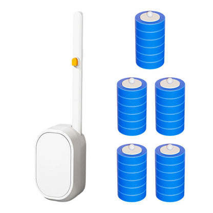 🔥Hot Sale 50% OFF🔥 That Germy Brush by Your Toilet? Gone! Disposable Toilet Wand System – Click On, Scrub, Click Off. Zero Touch. 🚽