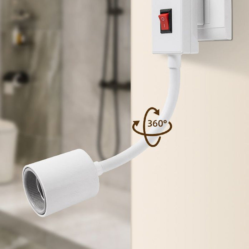 🚨 Flash Sale⚡Ends in 3 hours! ⏰⏰【High Power Bath Light Socket with Switch】✨