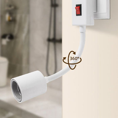 🚨 Flash Sale⚡Ends in 3 hours! ⏰⏰【High Power Bath Light Socket with Switch】✨