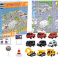🎁Christmas Gift 50%OFF！！！🚗Kids Advent Calendar for Boys: Alloy Construction Engineering Vehicle Toy Sets
