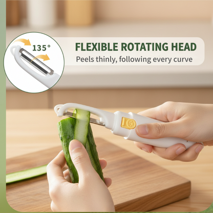2-in-1 Kitchen Fruit Knife & Peeler