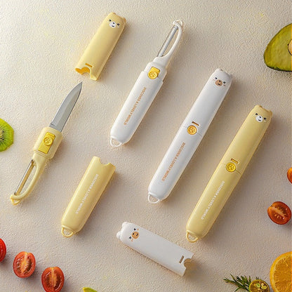 2-in-1 Kitchen Fruit Knife & Peeler