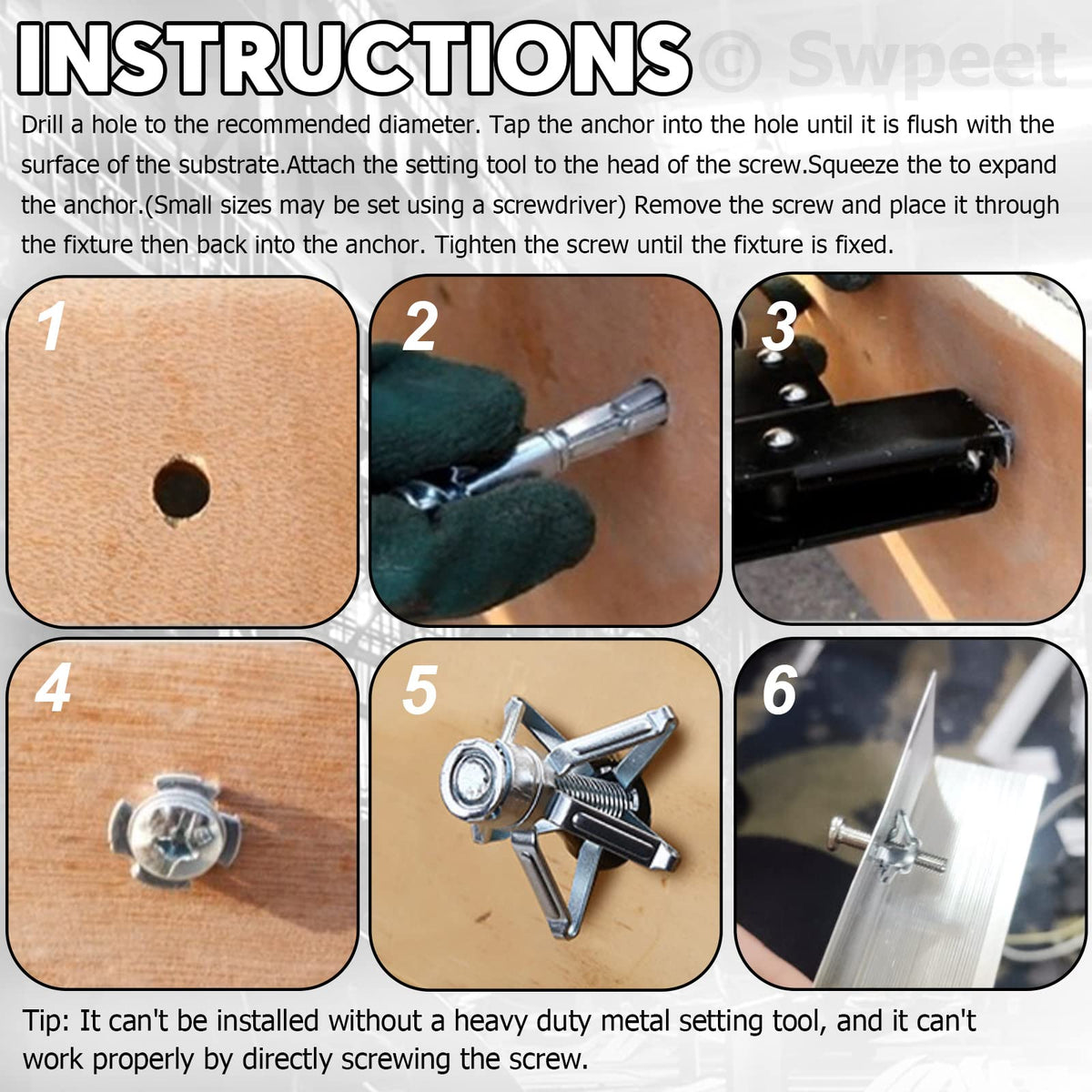 🔥Expansion Screw Petal Nut