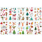 Skin-Safe Holiday Tattoo Stickers for Children