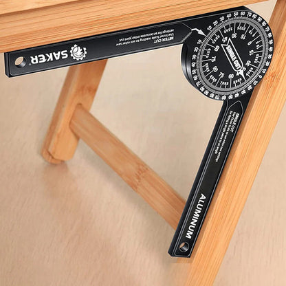 📏 7-inch Aluminum Mitre Saw Conveyor | Precision Angle Finder