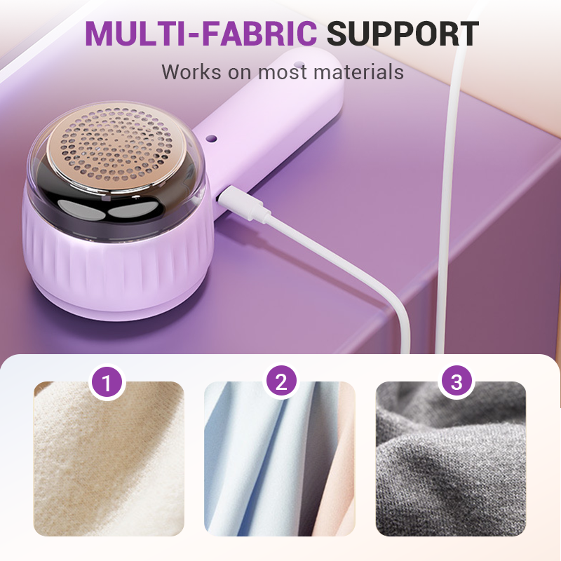 💫 “Six-Blade Cyclone” Powerful Fabric Lint Remover