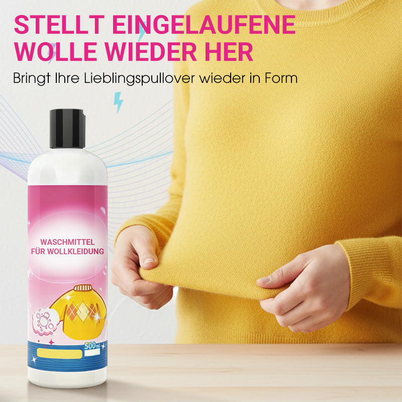 Gentle detergent for wool clothing