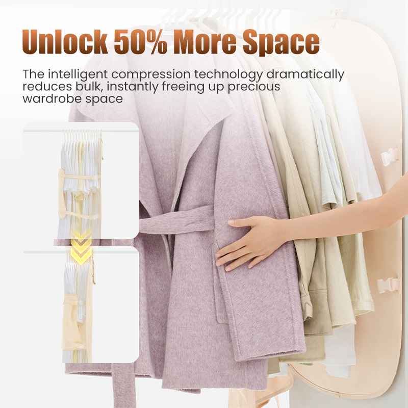 📦Dustproof storage bag👚🛡️Dust-Proof Compression Clothing Cover for Wardrobes