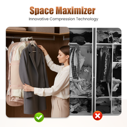 📦Dustproof storage bag👚🛡️Dust-Proof Compression Clothing Cover for Wardrobes